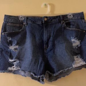 High waisted shorts